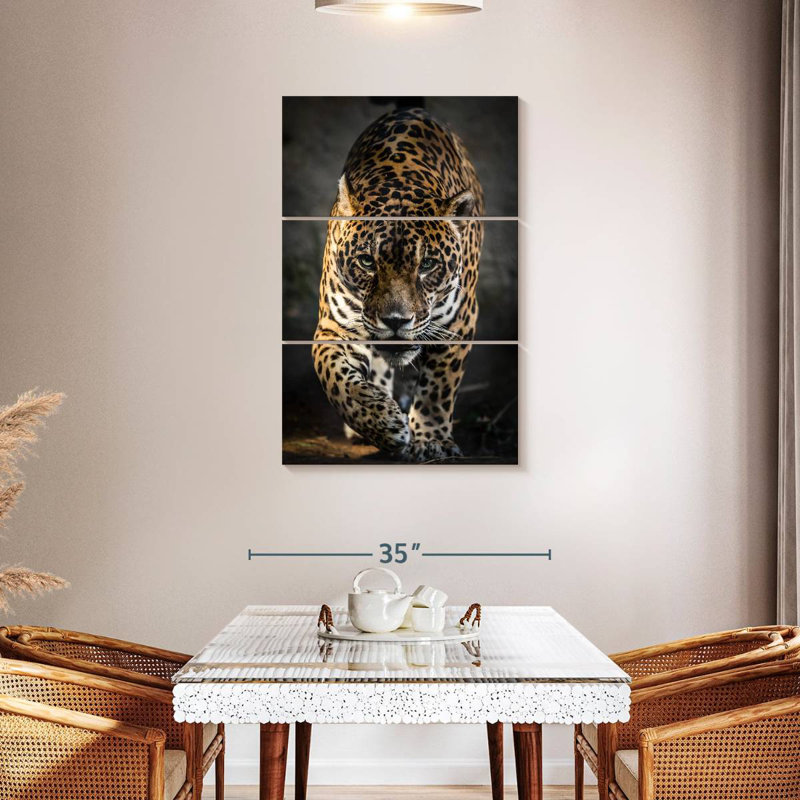 Brampt Strutting Jaguar, 45" H x 28" W
