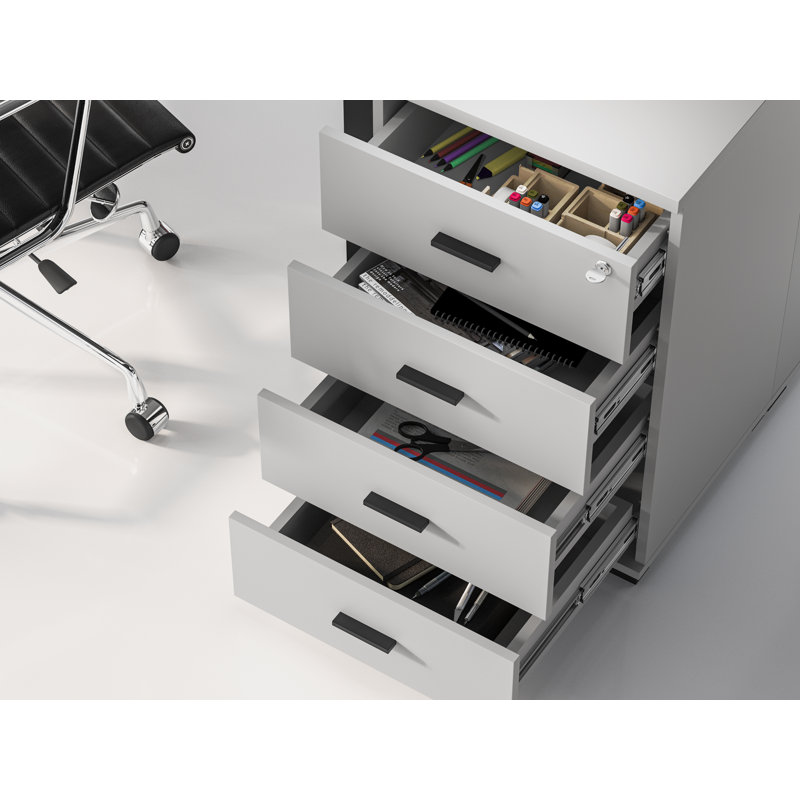 Raffaela 4 Drawer Filing Cabinet