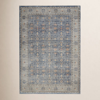 Tabitha Blue Gray Oriental Rug