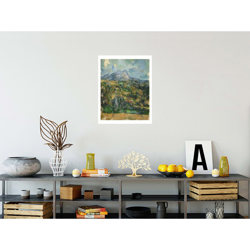 «Mont Sainte-Victoire», impression giclée par Paul Cézanne, H 28 po x l 22 po