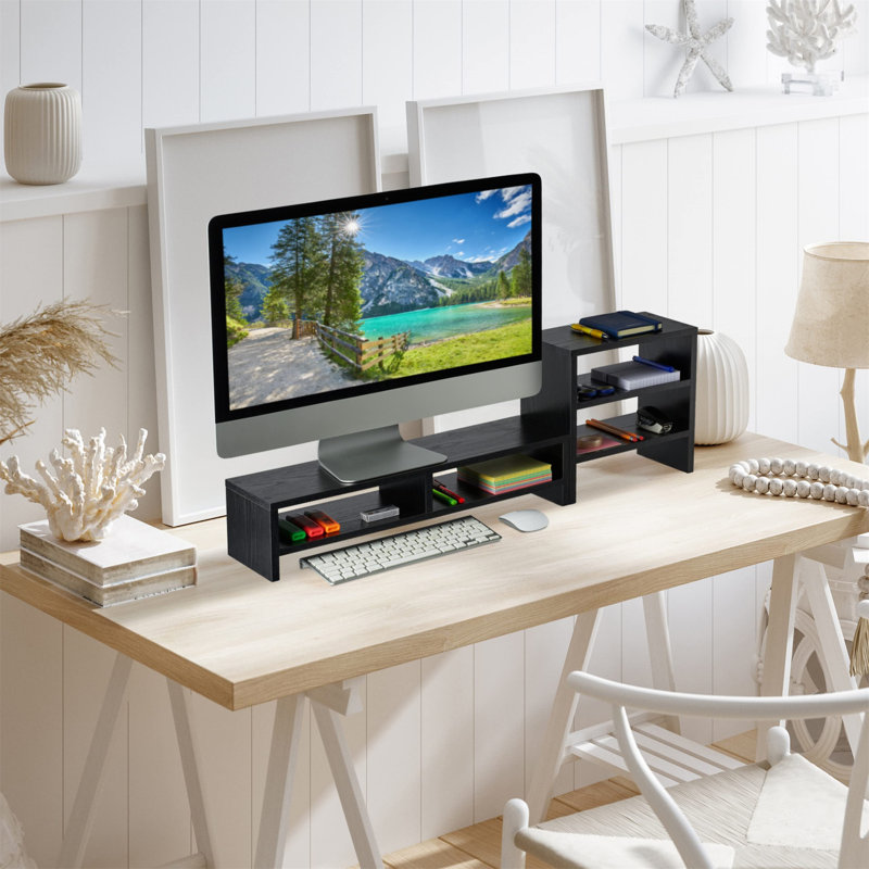 Rifky Manufactured Wood Monitor Stand