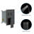 Matte Black 12 Inch Wall Mounted Square Dual Shower Head With - Balanced Valve, Rainfall 360 Rotation, Easy To Clean And Adaptable System In Black, Scald, Adjustment, Handheld For Different Uses-126726189