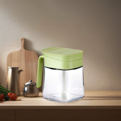 Bouteille d'eau Boîte à épices en verre Boîte de rangement pour épices Bocal à épices Format compact Facile à utiliser Garder les aliments au sec Convient à la cuisine