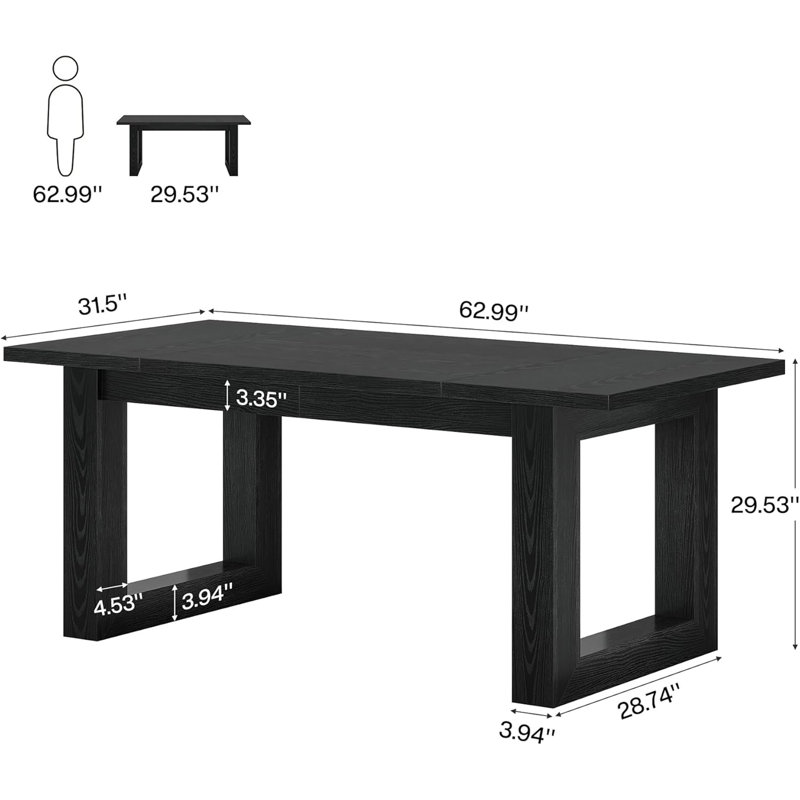 Table de travail en bois
