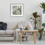 Ivoire Magnolia Trio, impression sous verre encadrée, design par Sally Swatland-165464823-165464811