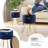 Round Textured Velvet Ottoman with Storage-1039106705-1039106707