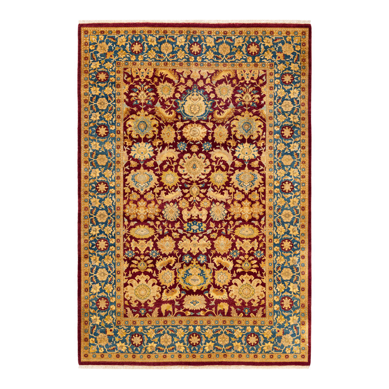 Classic One-of-a-Kind 6' 2" X 9' 2" Hand Knotted Area Rug