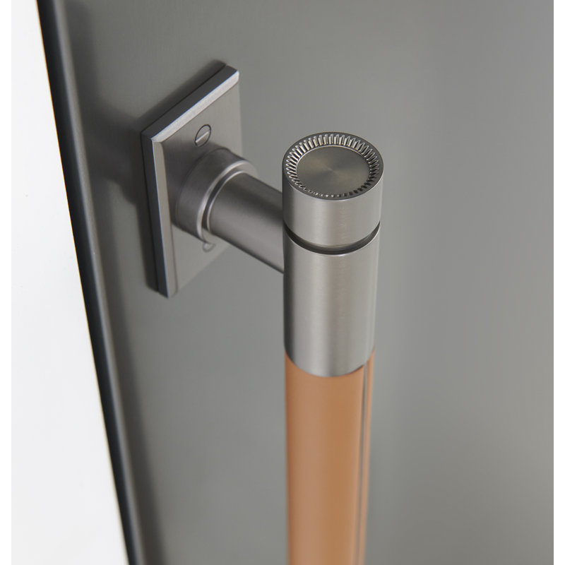 Monogram Premium Column Pair: 24" W Freezer Column + 36" W Refrigerator Column, Panel Ready, Designer Titanium, No