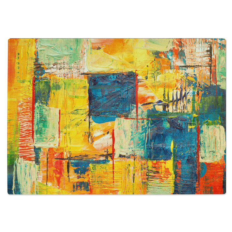 Tempered Glass Art Painting Vol.302 Chopping Board, 28.5 cm W x 20 cm L