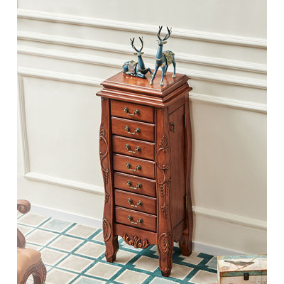Coffre de rangement à bijoux American Tulipwood