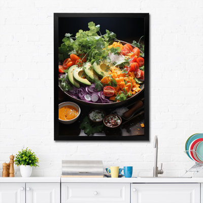 Végétarien, cuisine I - légumes, art mural