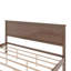 Lit en bois de style Mid-Century, tête de lit et support à lattes, sans sommier-329820578-329820580