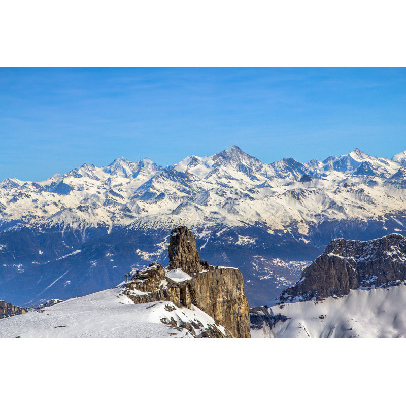 Ove Alpes - Photographie sur toile tendue, H 8 po x l 12 po