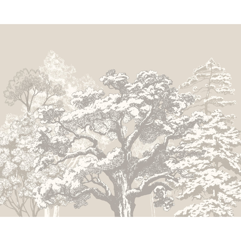 2.4m x 3m Wallpaper Roll, Warm Grey