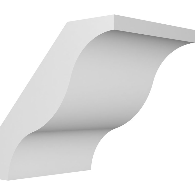 Attelle de genou en PVC de qualité architecturale Funston, H 6 po x l 5 po x P 6 po