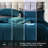 Solayne Sateen Cotton Duvet with Zipper & Corner, Fade-Resistant, Machine Washable-612734710-612734712
