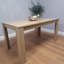 Dining Table and 2 Chairs And Bench Oak Effect Wood Table 1 Grey Velvet Chairs Dining Room-601120404-601120406