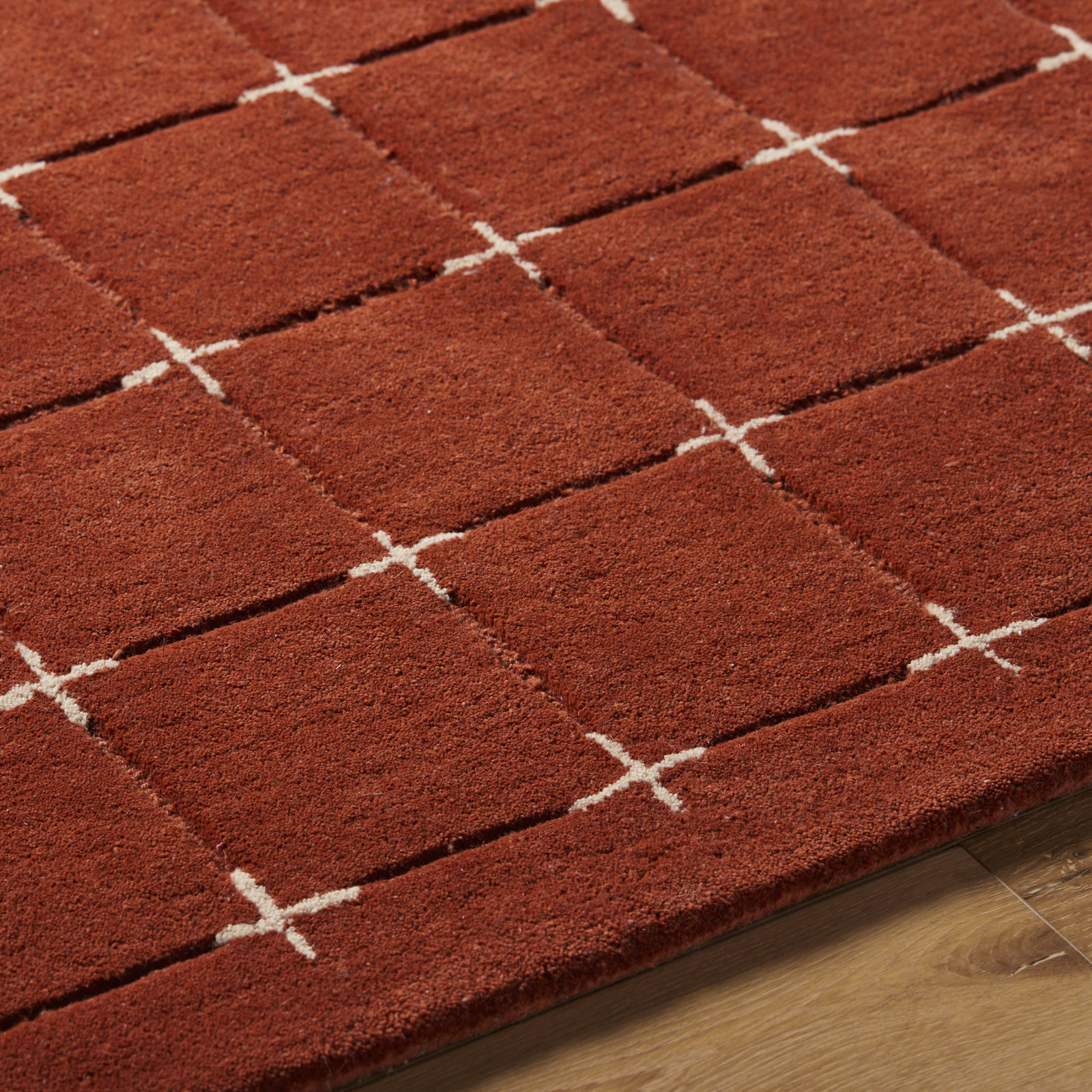 Mallory Hand-Tufted Geometric Rug, Rectangle 8' x 10'