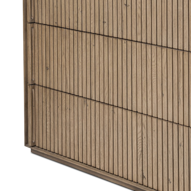 Leo 8 - Drawer Dresser, Rustic Grey