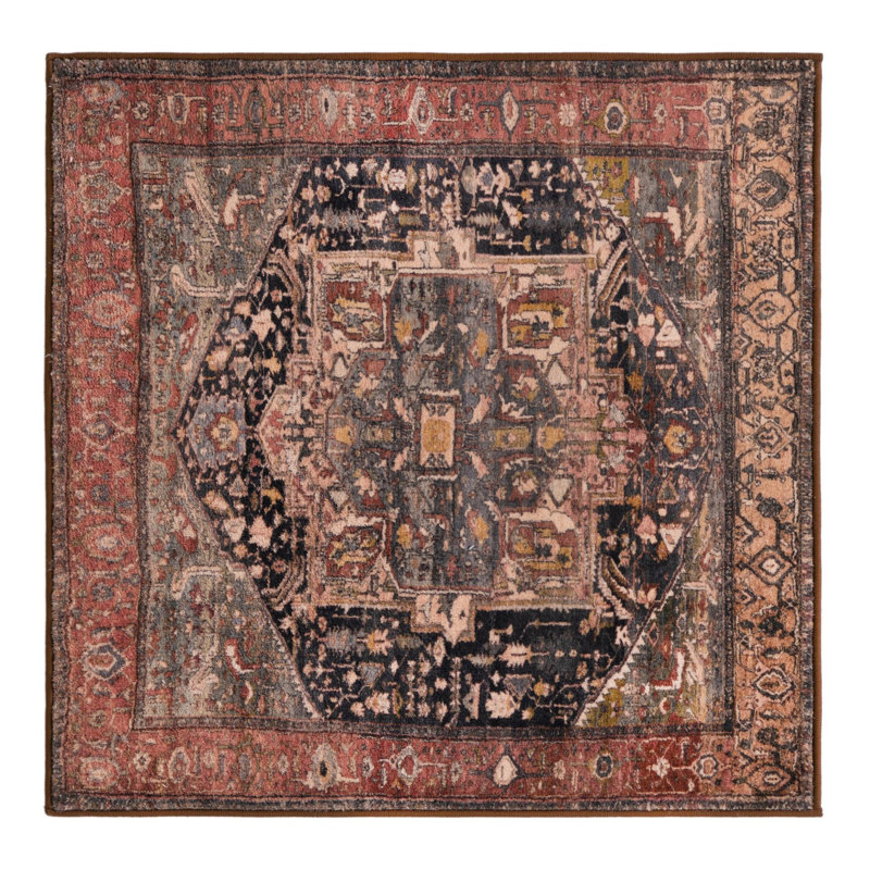 Tapis décoratif, Carré 3 pi 3 po