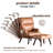 Alida 29.52'' Wide Lounge Chair and Ottoman-1989693923