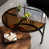 Beige/Transparent/Dark Walnut
