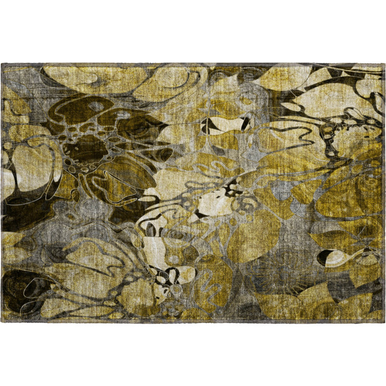 Premium Machine Washable Cerrito AMF558 Brown Rug