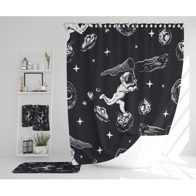 Natanas Polyester Shower Curtain Set