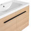 Ensemble de meuble-lavabo 30 po avec lavabo à poser en résine, 2 portes