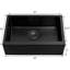 Évier de cuisine en acier inoxydable 23 po x l 23 po noir-113205911