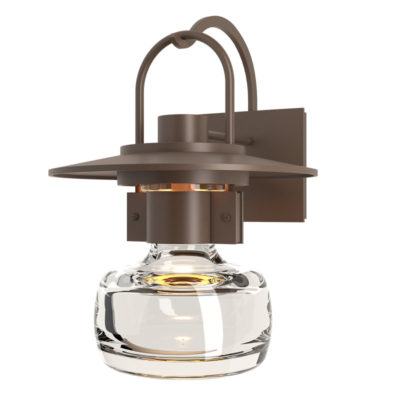 Mason Outdoor Wall Lantern, 15.9" H x 11.3" W x 12.2" D, Coastal Bronze