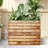 Galvanized Steel Metal Planter Box, Large Rectangular Planter Box with Drainage Holes, Modern Outdoor Planter Box for Indoor & Outdoor Use, Tall Plants, Flowers or Shrubs-1420004110-1430869437