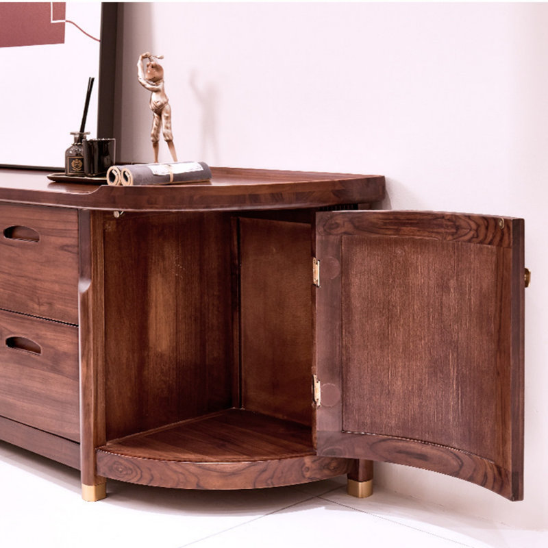 Meuble télé en bois massif Retro