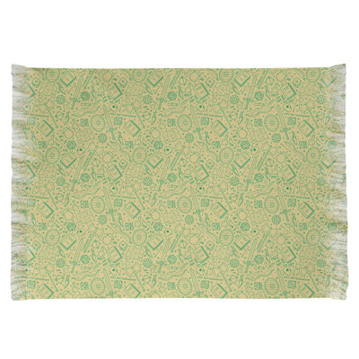 Tapis jaune/vert rpg Mcguigan
