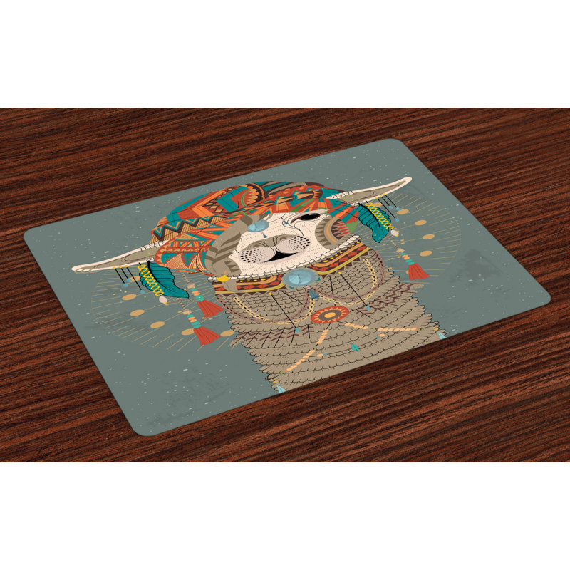 Jamie Liama Clothing Alpaca Placemat