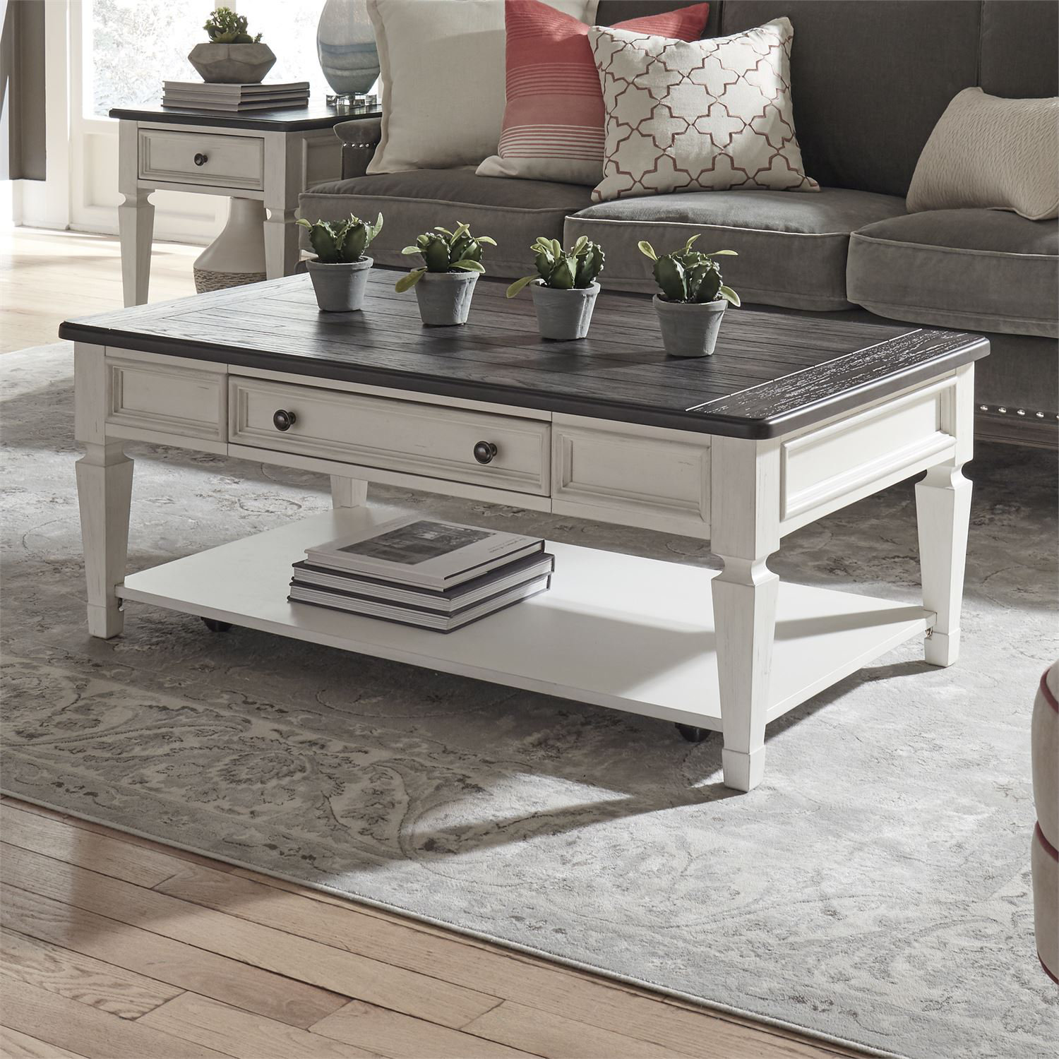 Laurel Foundry Modern Farmhouse Vandenberg Rectangular Cocktail Table w ...