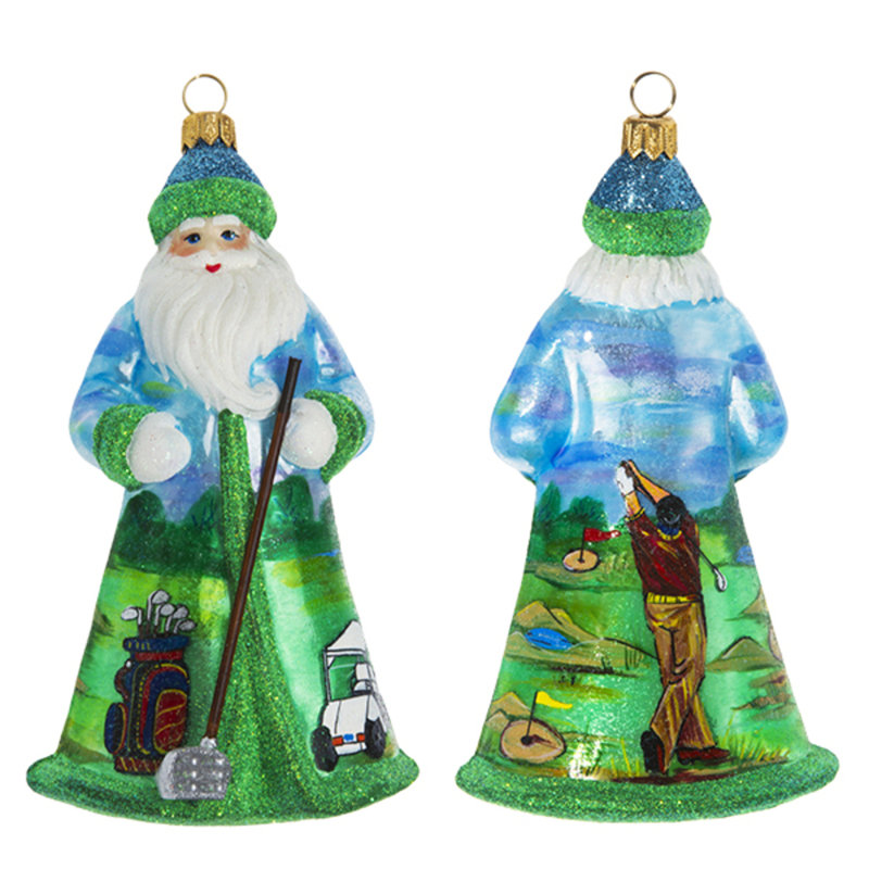 Golfing Glitterazzi Santa
