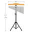 Ensemble de carillon musical 36 tons, trépied réglable avec barres chromées