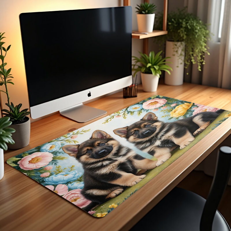Polyester Desk Pad, 23.6x13.8