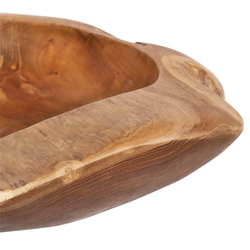 Solid Wood Decorative Bowl