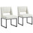 Markque 18.3" H Boucle Upholstered Sled Base Side Chair with Metal Frame-1421869101