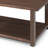 Setterlund Dark Walnut Solid Wood Rectangular Coffee Table