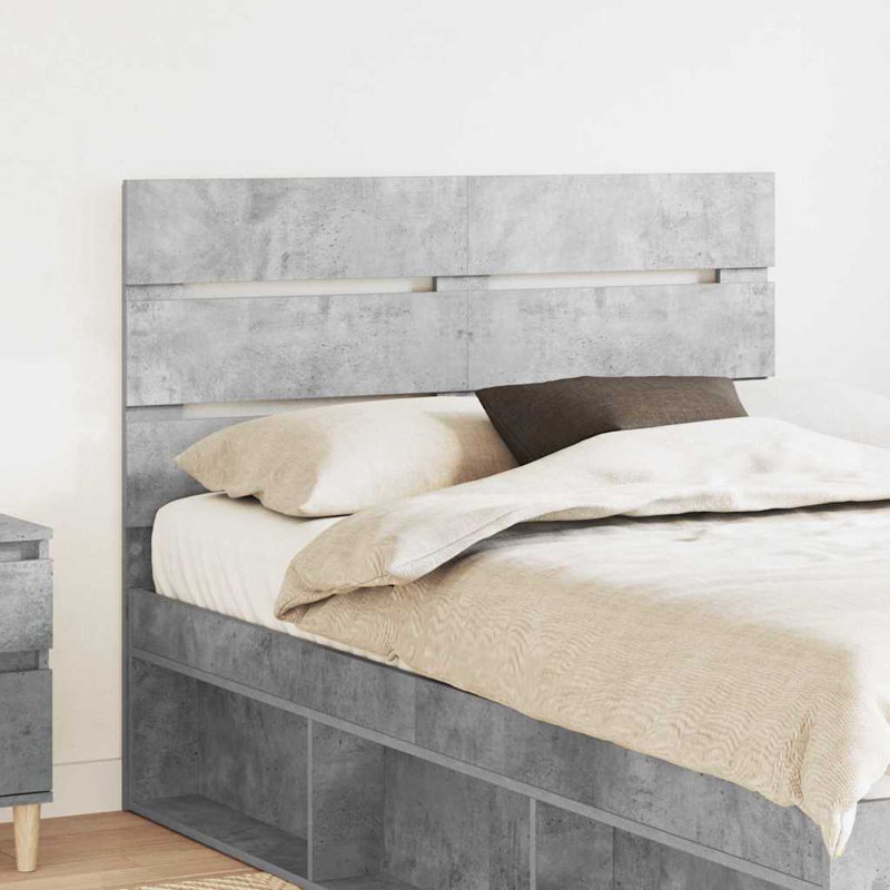 Headboard, Concrete Grey, Full/Double