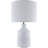 Lockwood Concrete Table Lamp with Linen Shade-104801005-104801011