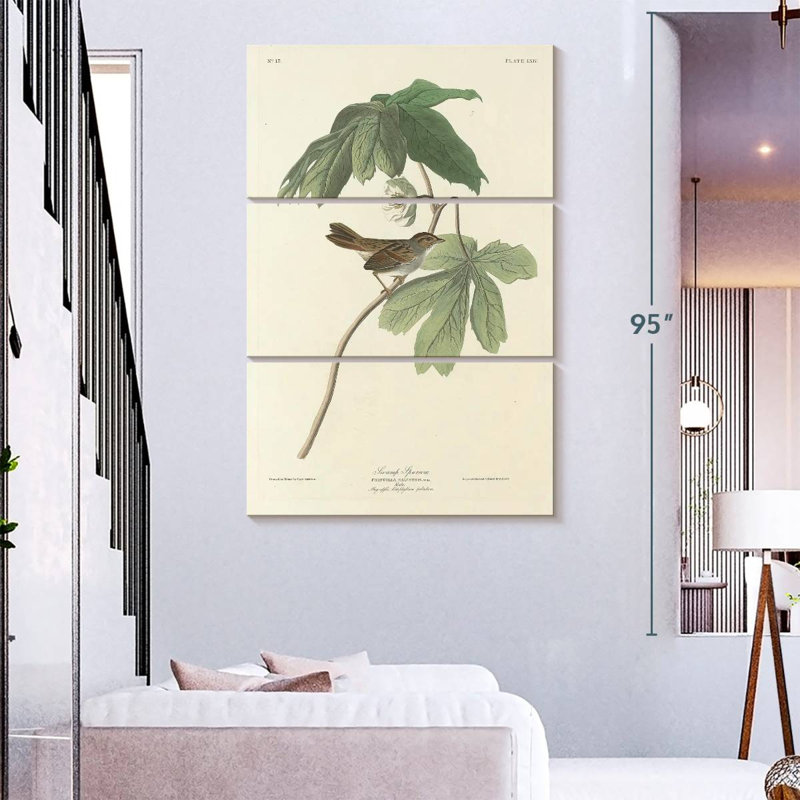 Brampt Swamp Sparrow, 74" H x 48" W