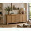 77“ Long Three Drawers Sideboard Weathered Natural