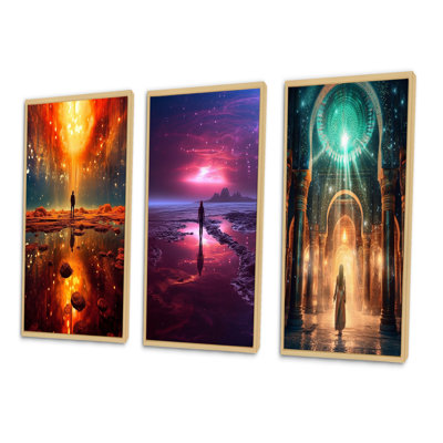 " Ancient Atlantis Revelation Mystery Of Light " 3 - Pieces