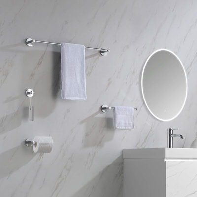 Circular 5 - Piece Bathroom Hardware Set