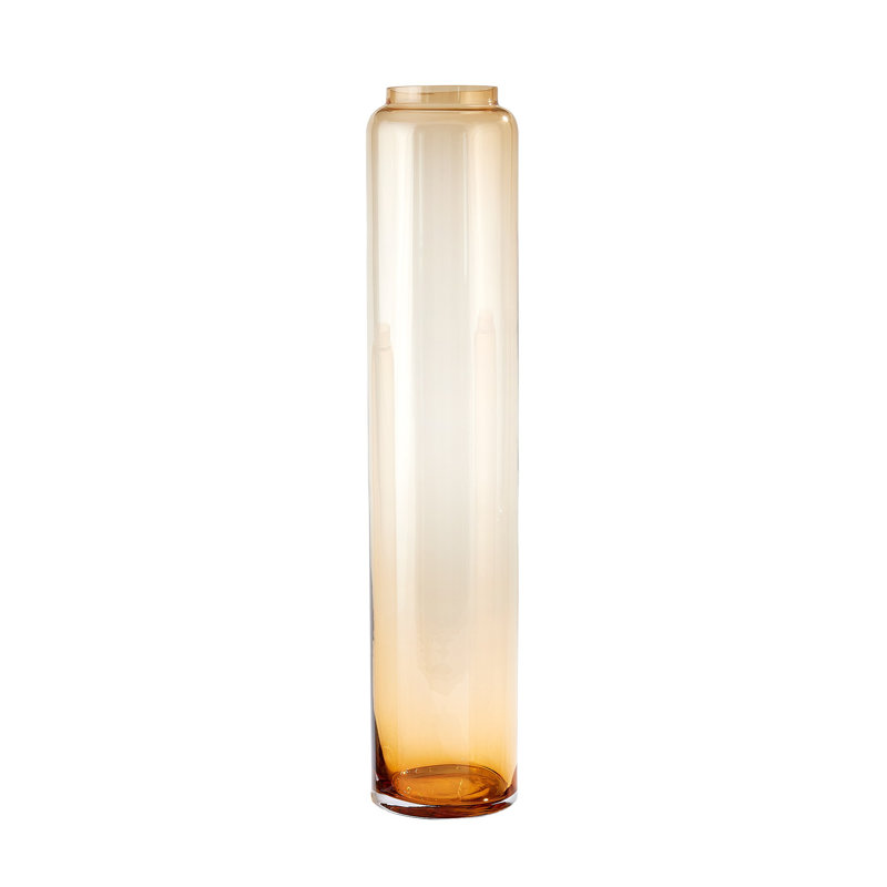 Vase Datum - Caramel-Lg, H 36 po x l 7,25 po x P 7,25 po
