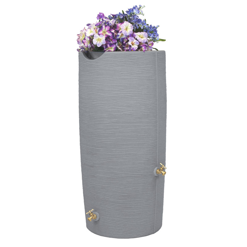 Baril d'eau de pluie 50 gallons Impressions, Granite pâle